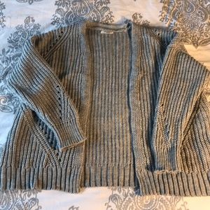 Garage light gray cardigan